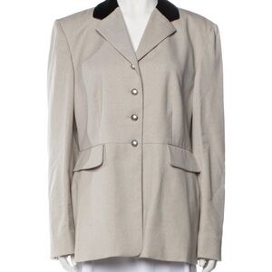 Hermes Beige and Black Women's Blazer FR 46/ US 14